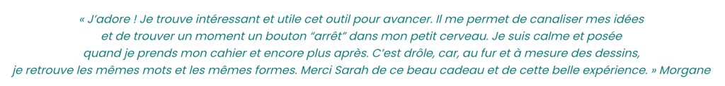Témoignage Carnet des dessins intuitifs
