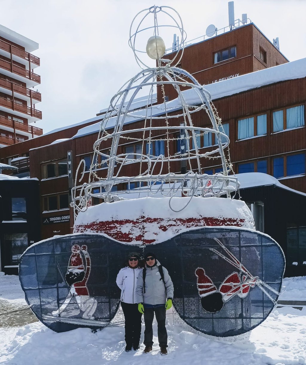 Logo du bonnet à lunettes de la Plagne