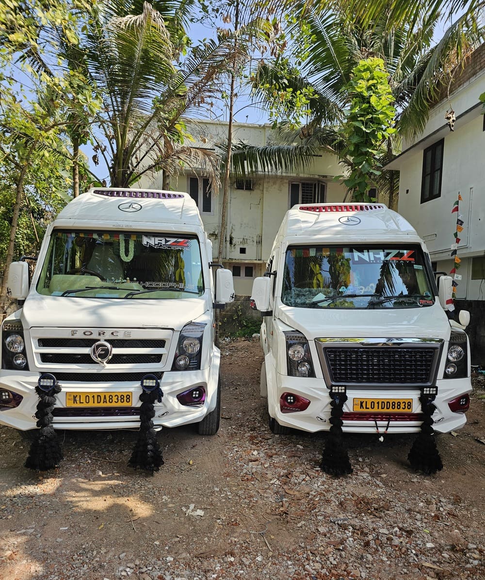 Tempo Traveller Rental in Trivandrum – Travel Together in Comfort-Nazz Holidays