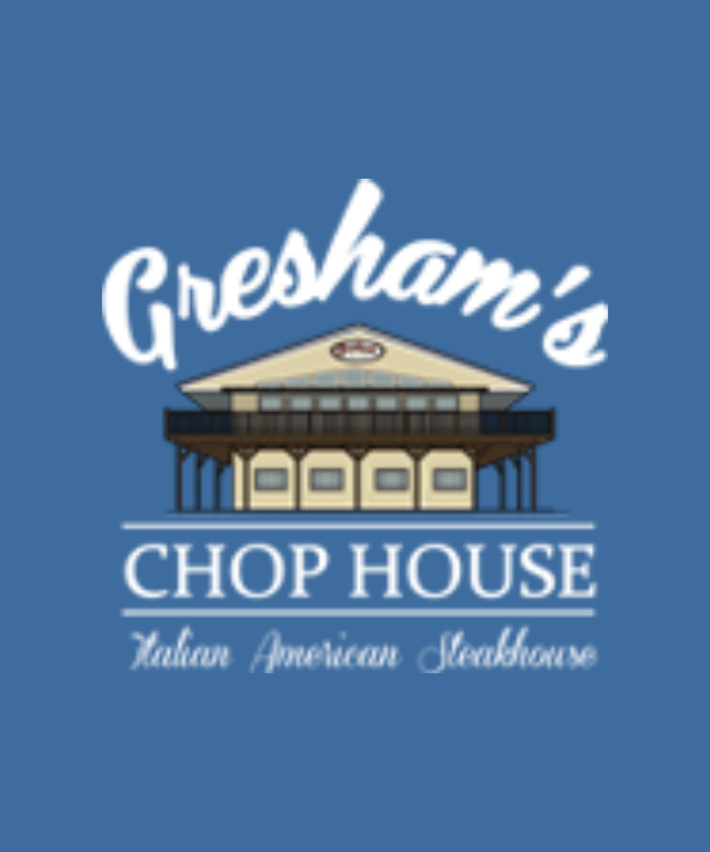 greshams chop house logo in hawley pa