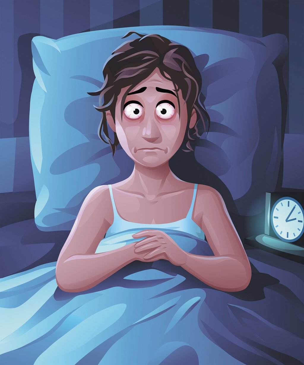 Sleep Insomnia Illustration-1