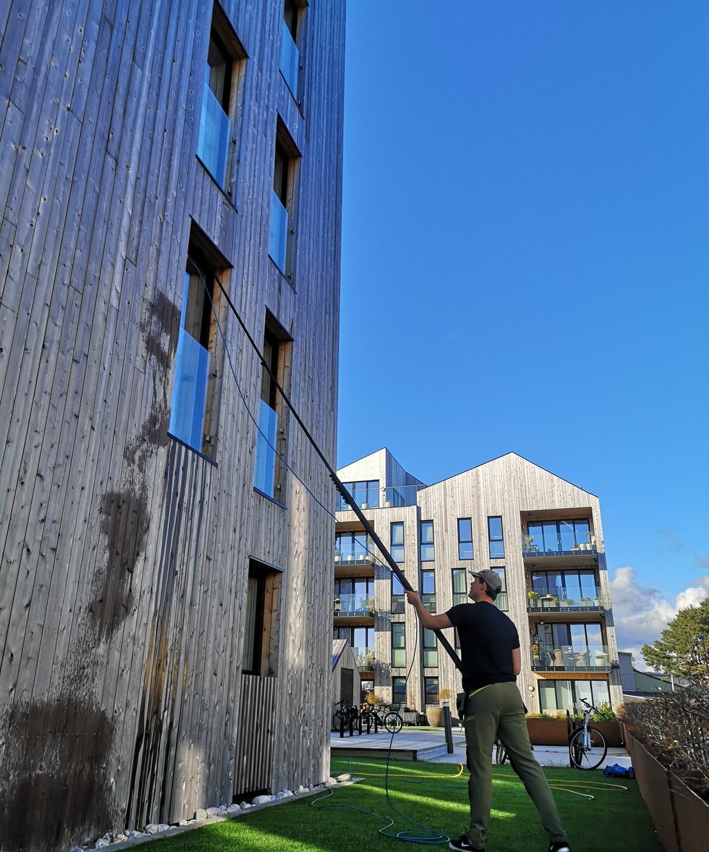 Vindusvask av borettslag og vindusvask på Hitra