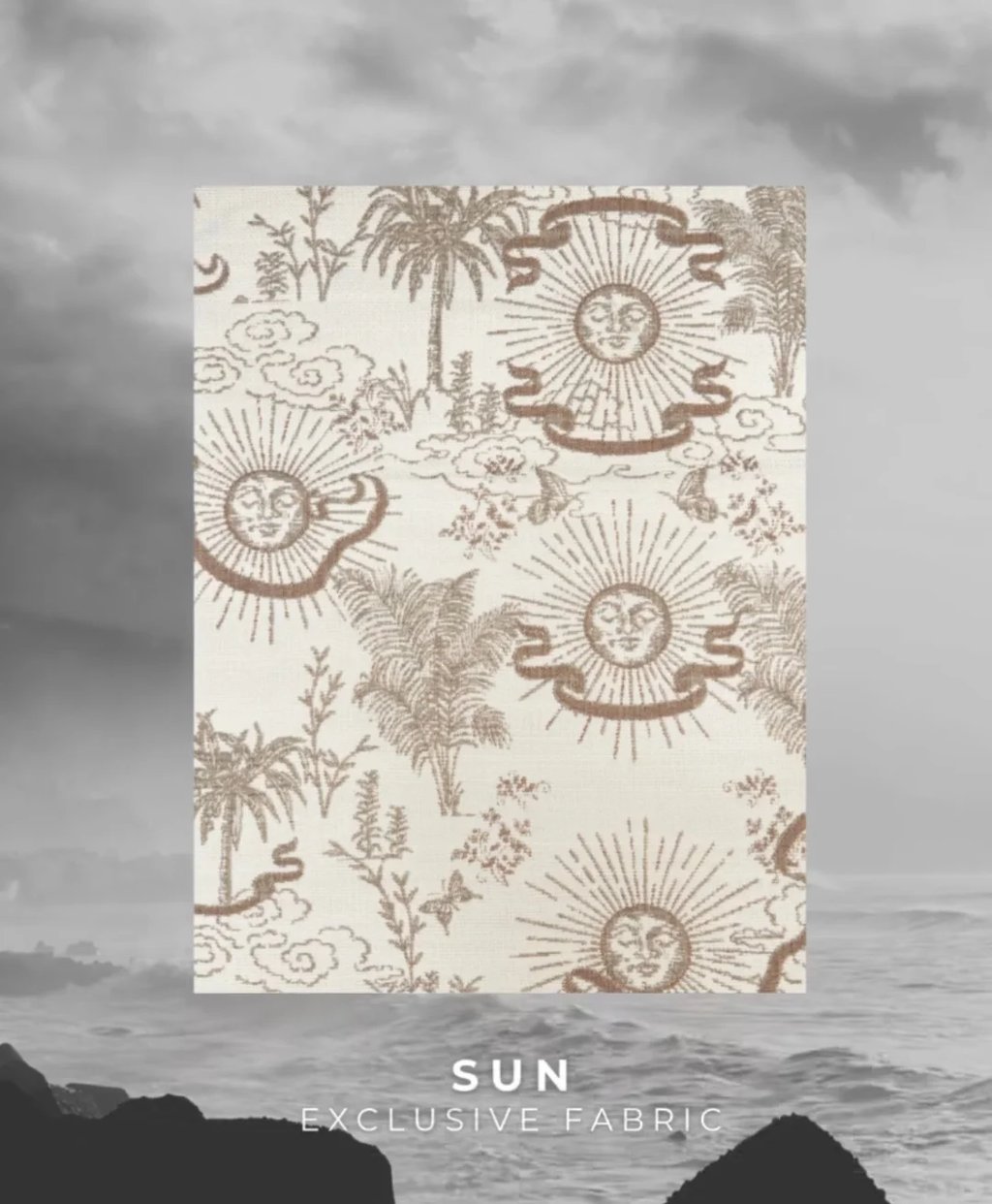 Close-up of outdoor chair cushions with patterned performance fabric and soft textures for cozy gard