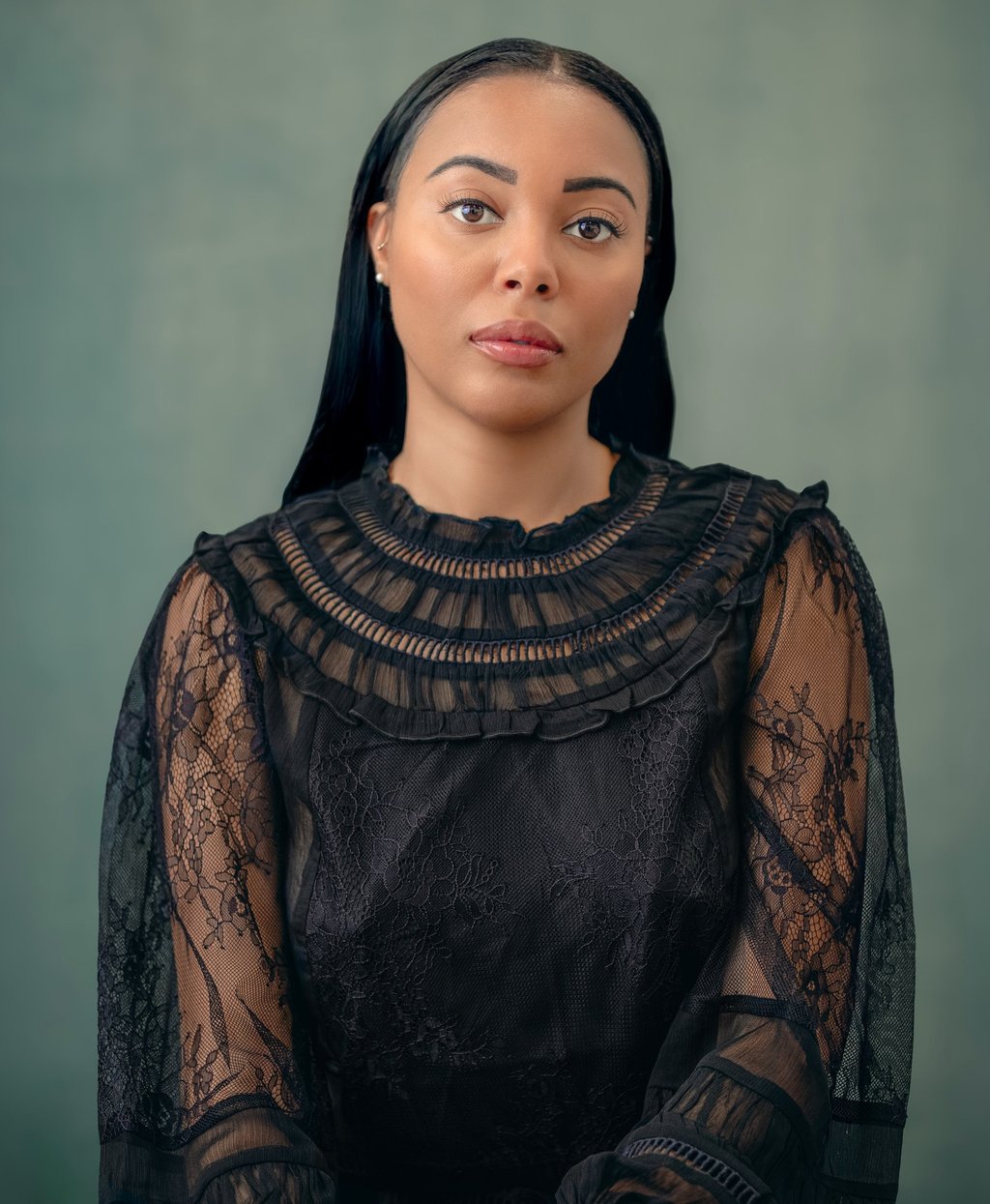 Sharifa headshot British female voice actor studio