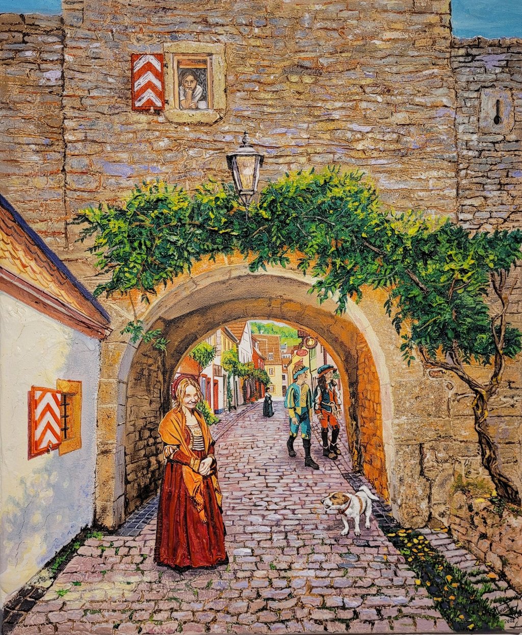 Álvaro Fernández Sáez Mädchen im Turm Sommerhausen Würzburg