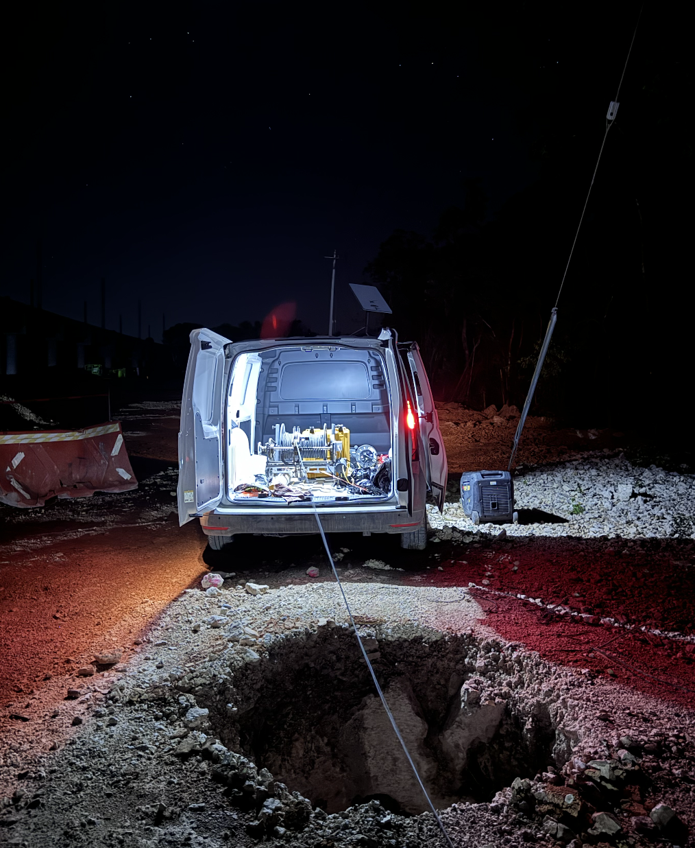 Evaluación a pozos: Video y registro geofísico