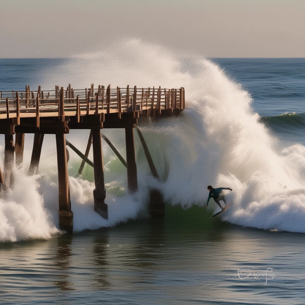 oeanside pier surfing