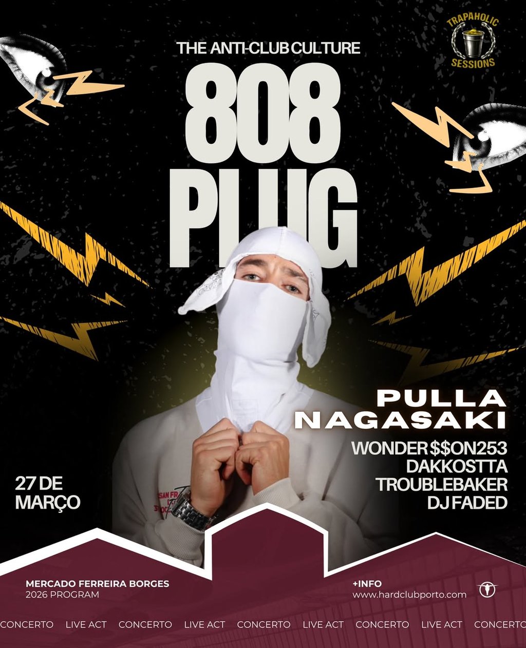 808 plug no hard club porto