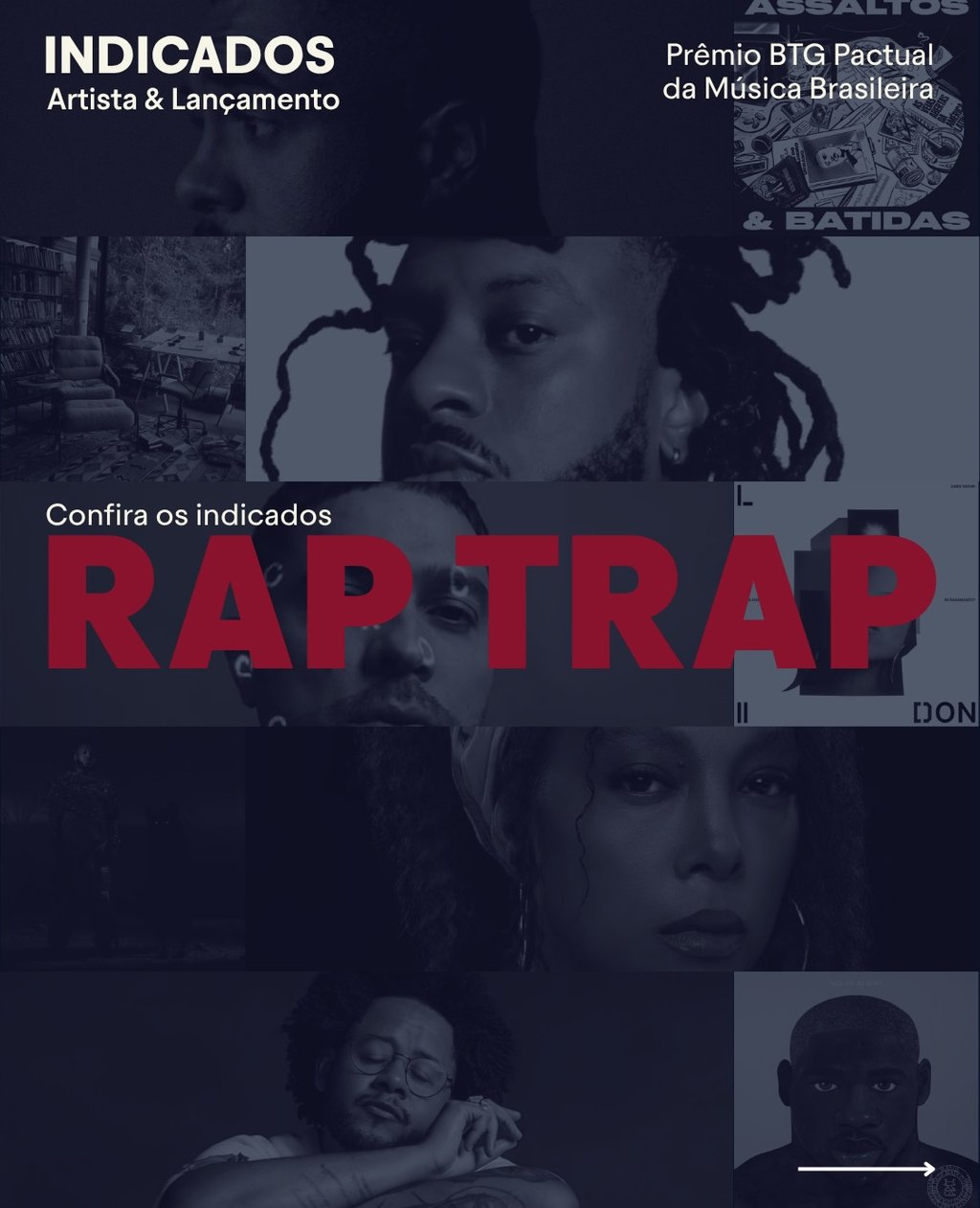 premiação de rap e trap no Prêmio da Música Brasileira