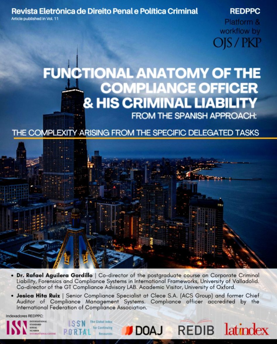 Articulo Compliance Penal Roles Funciones Jesica Hita