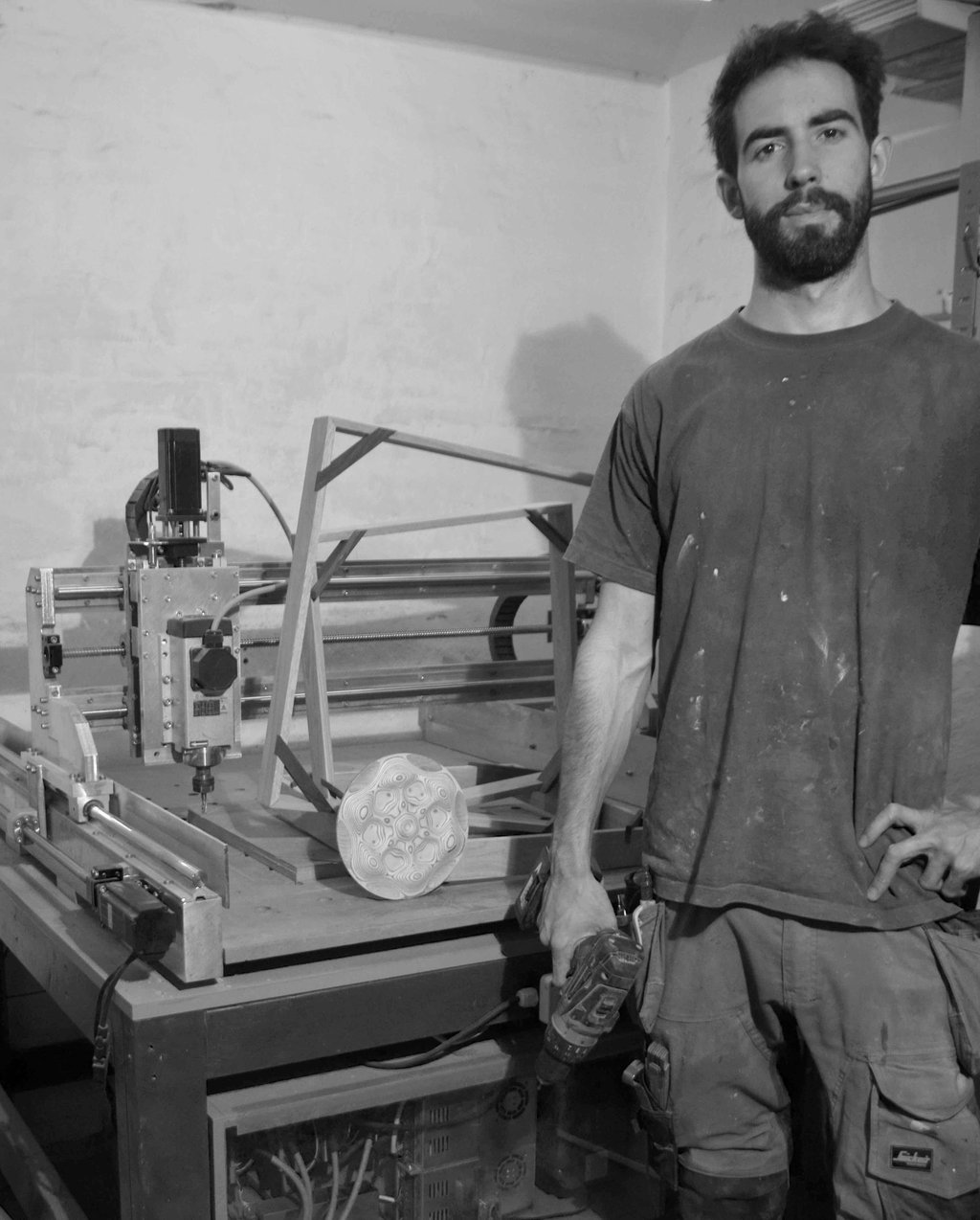 sancho sculpture en el taller