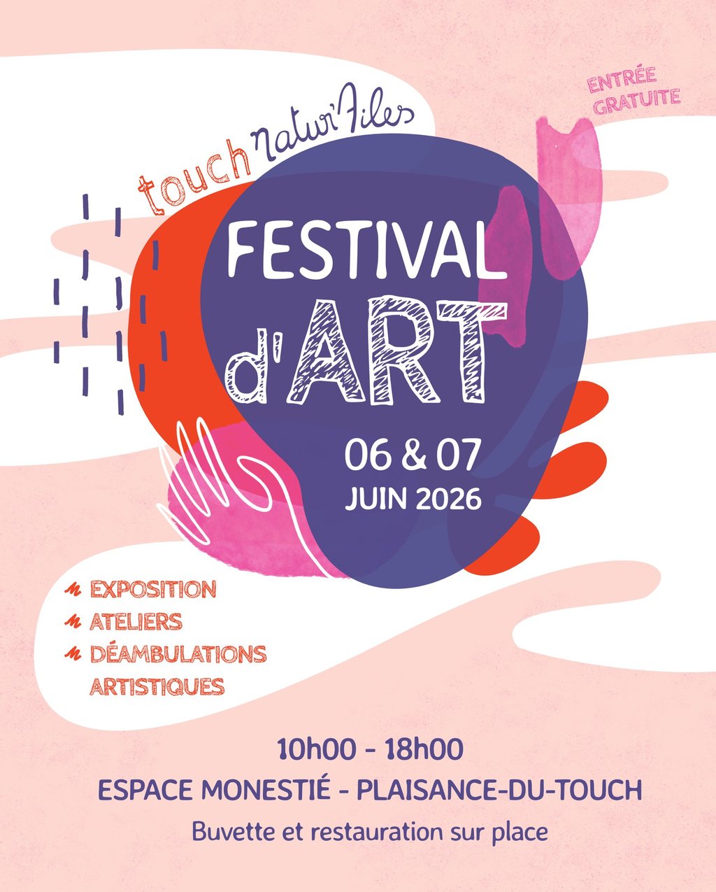 affiche festival Touch Natur'Ailes 2026