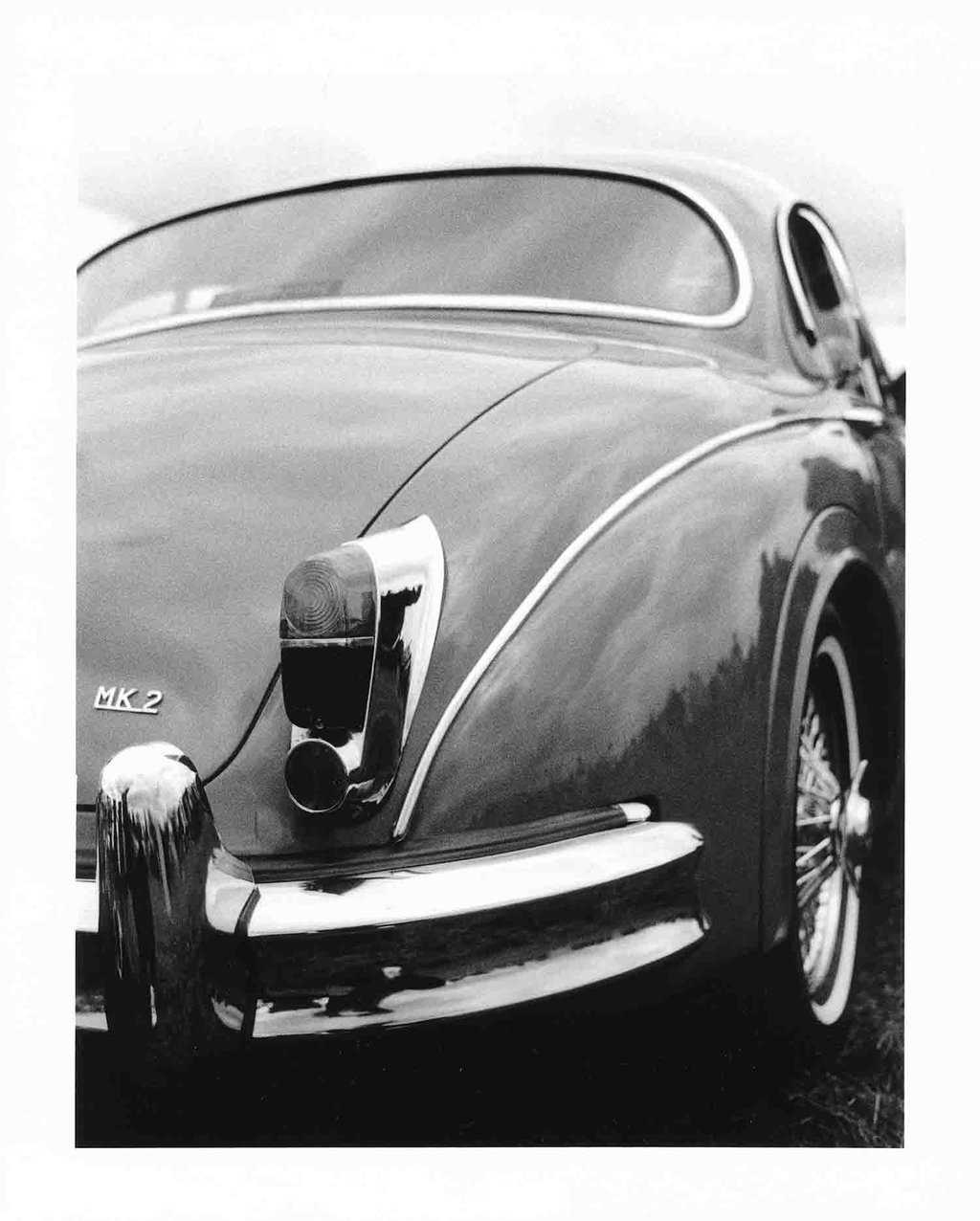Jaguar MKII, an analogue picture during the car show in Knebworth House. Author: Slawek Dejneka