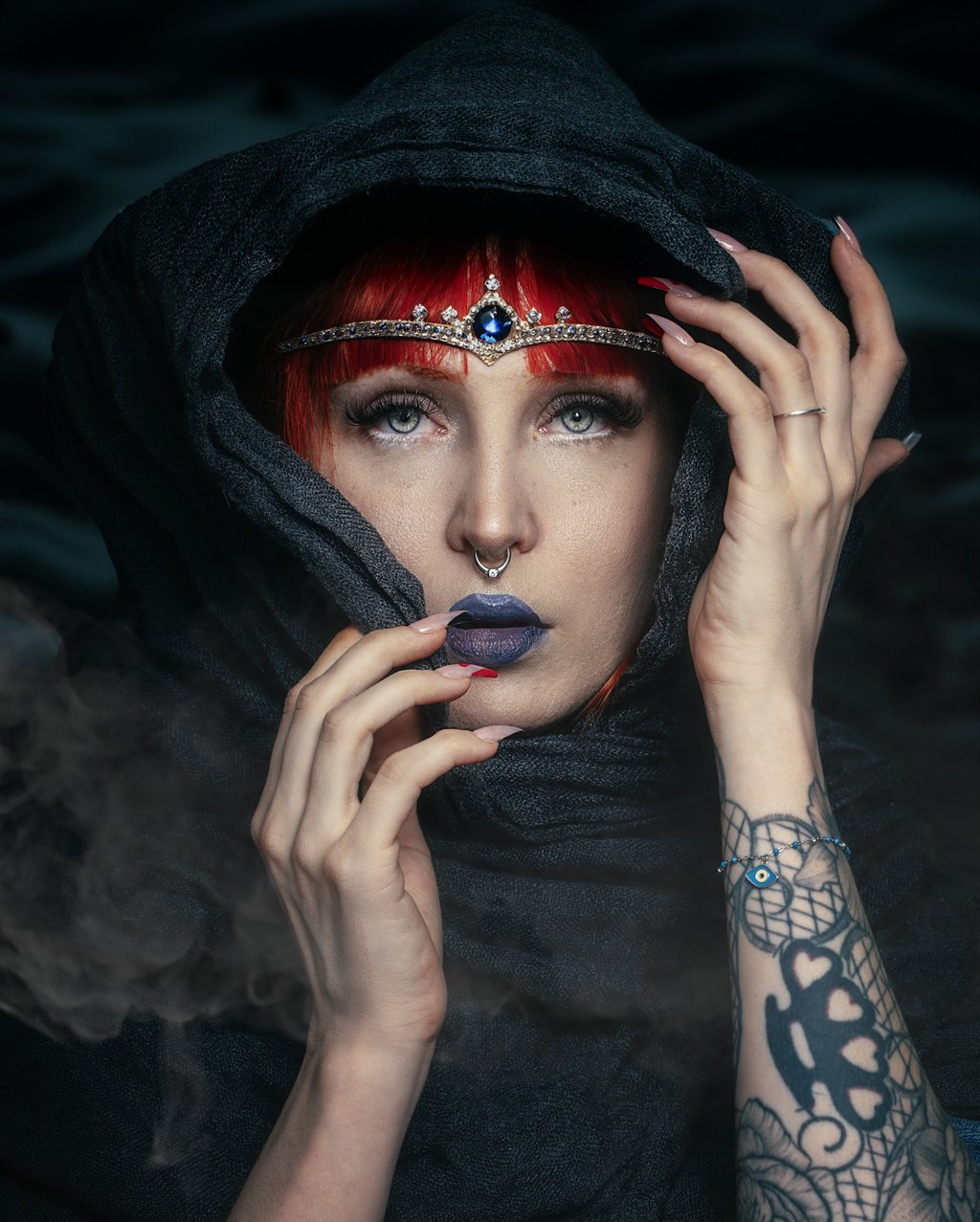 Portrait beauté en studio à Courfaivre dans le canton du Jura