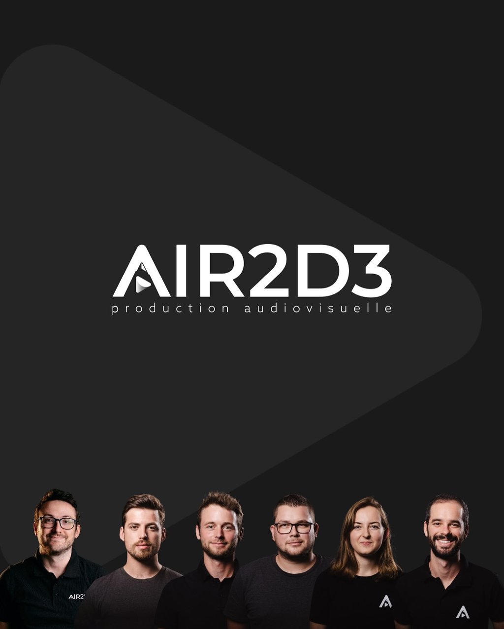 logo de l'agence d'audiovisuelle AIr2D3 Le Mans Sarthe et de communication