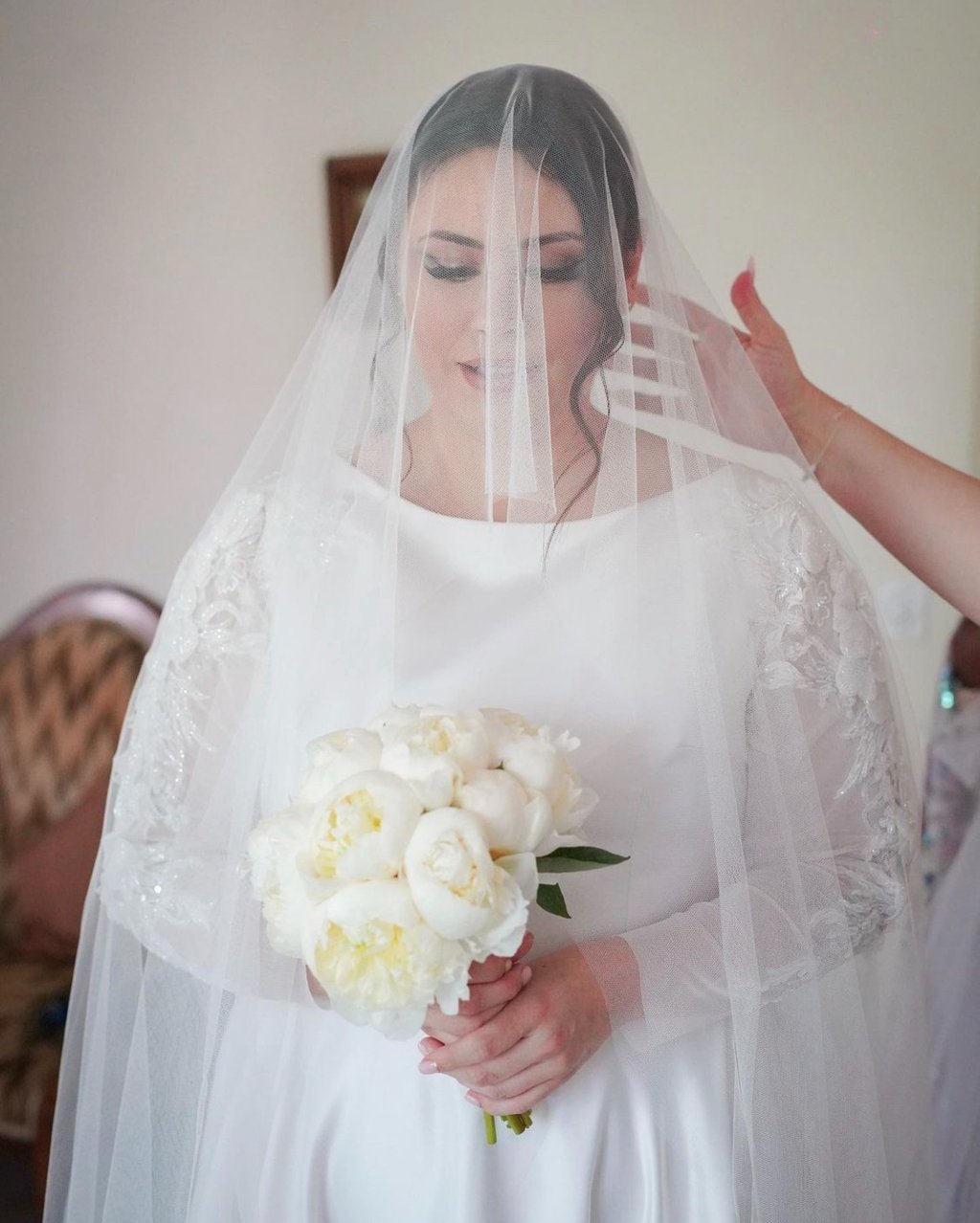 Robe de mariée moderne en satin Toulouse