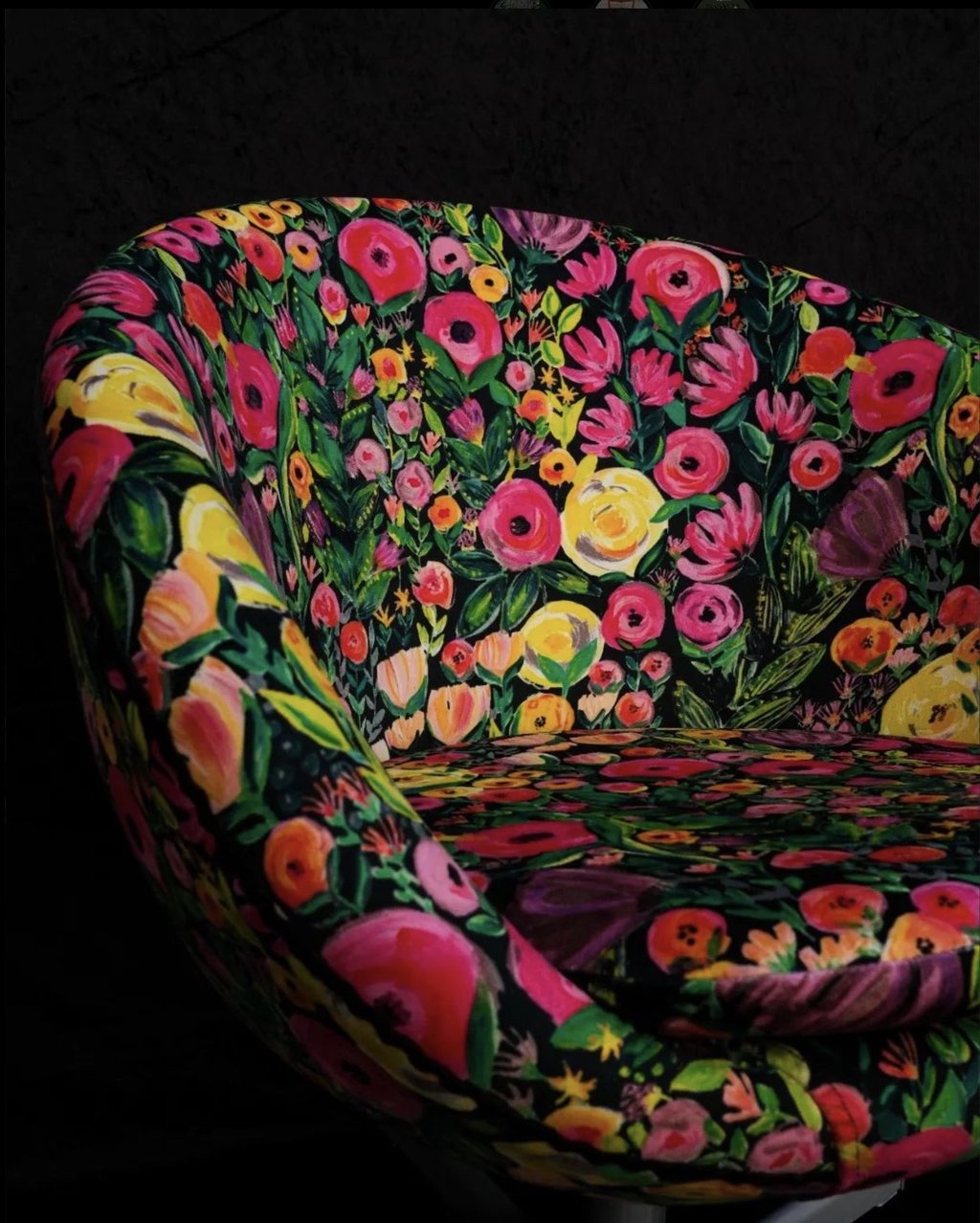 couverture de ce siège de bureau Fleur