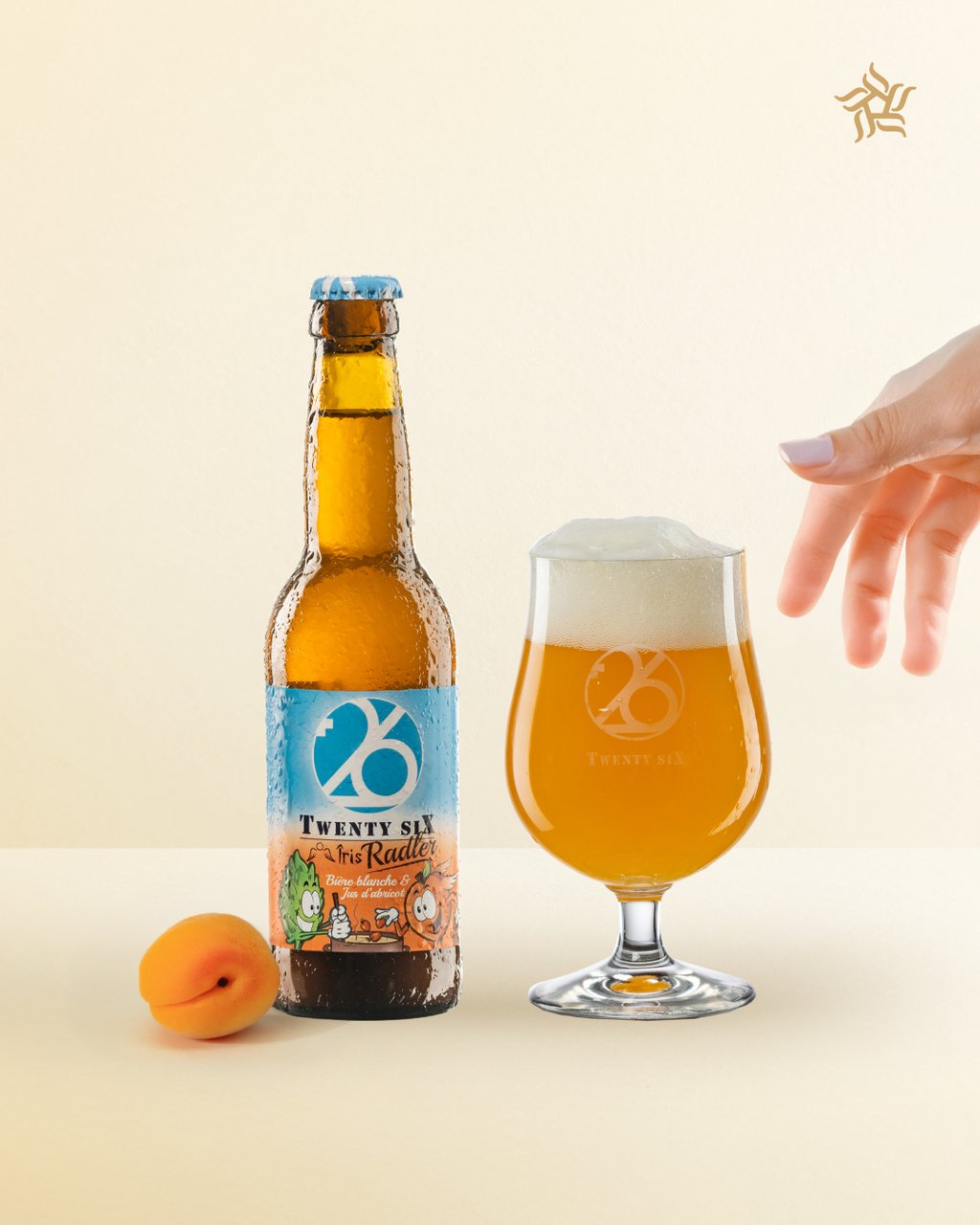 Radler Abricot, bière à l'abricot du valais