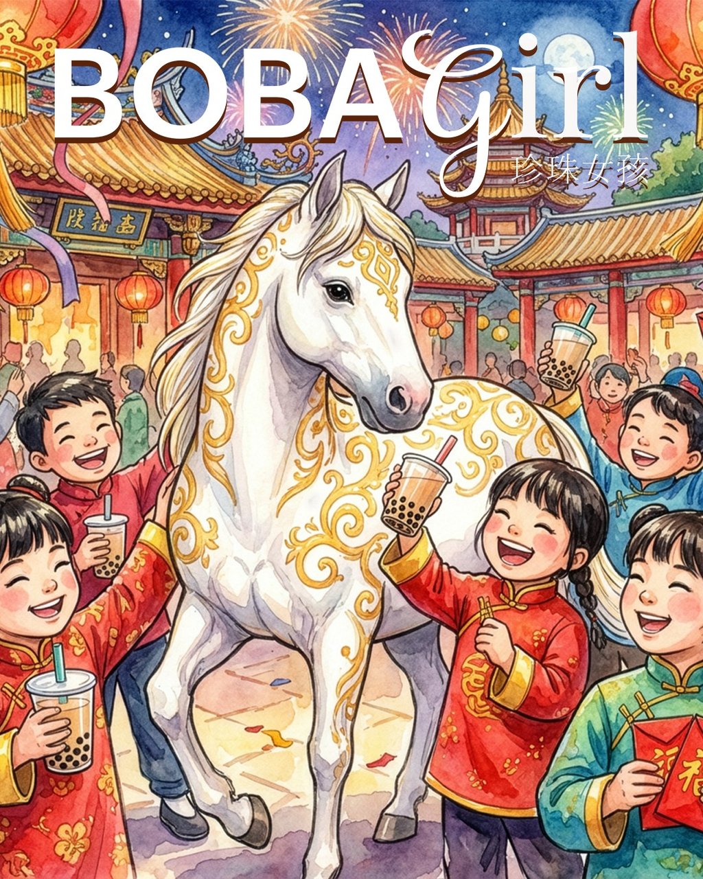 Boba Girl Year of the Horse
