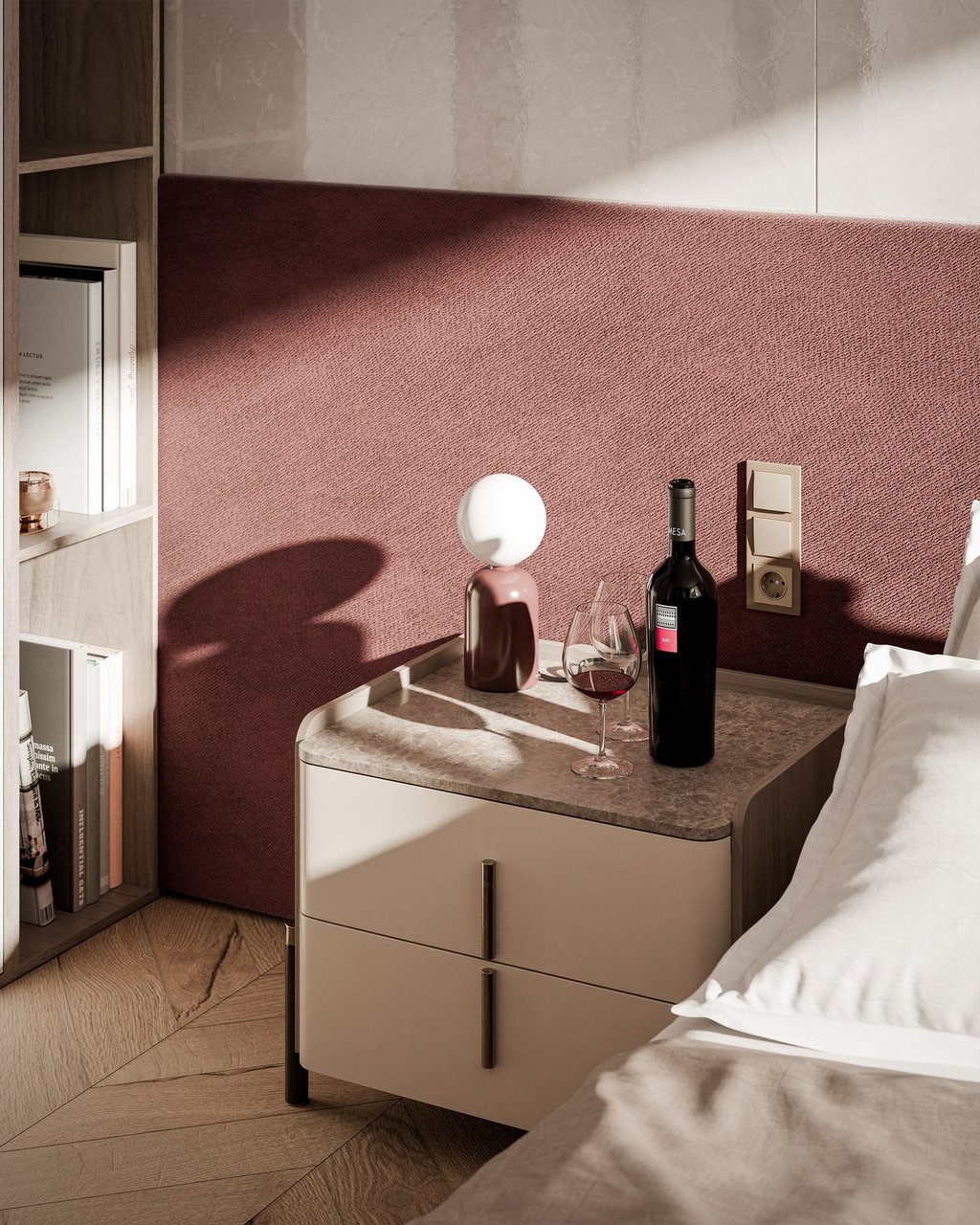 Paris - dettaglio comodino