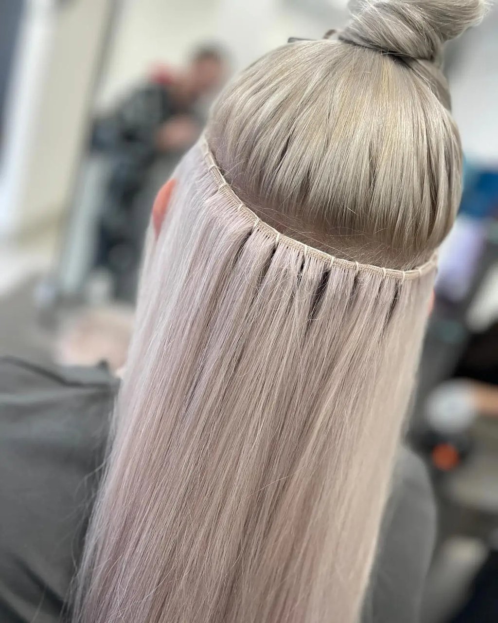 Tape and weft hair extensions in Hull – premium European human hair applied by HairLabUK specialists