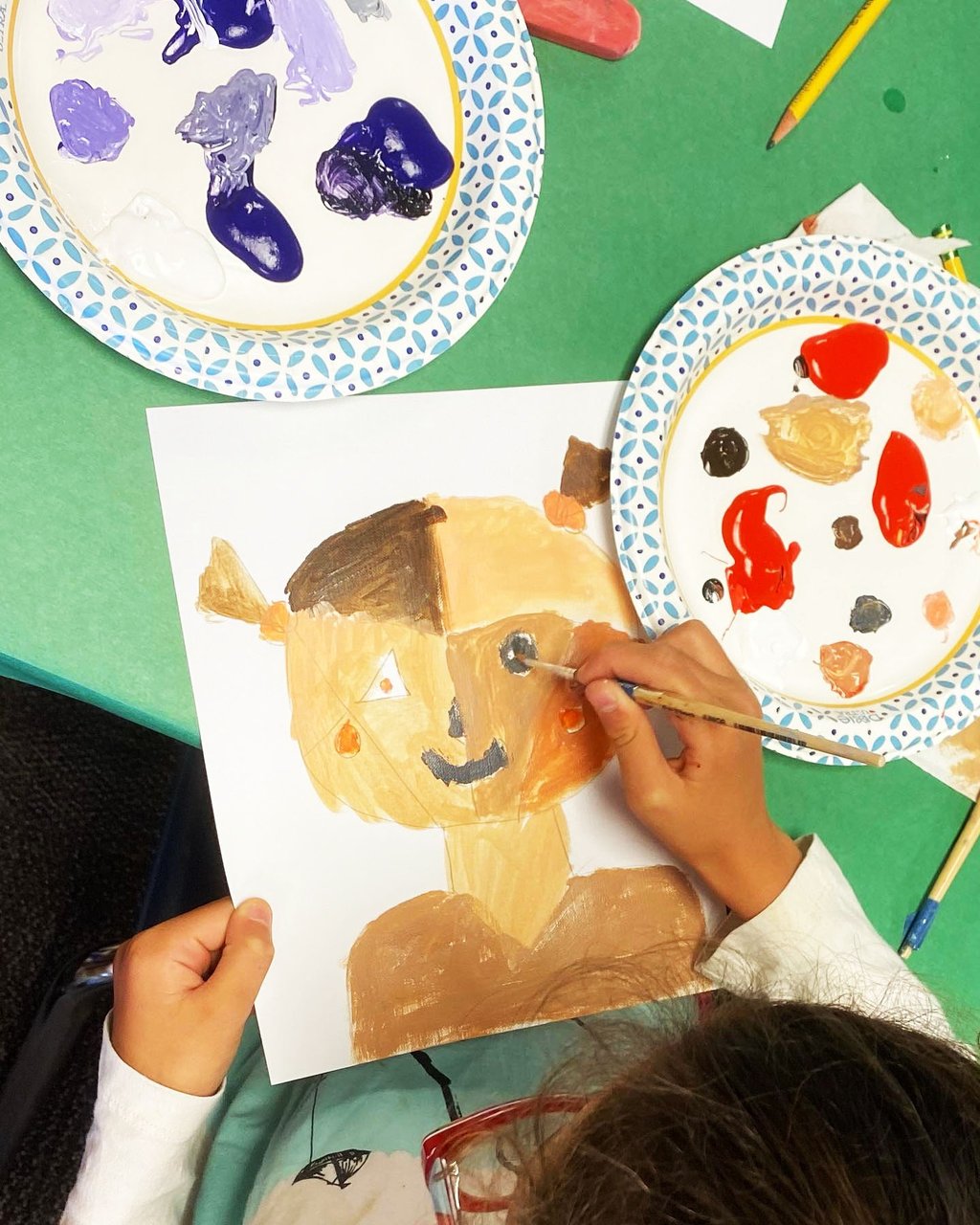 color mixing portrait