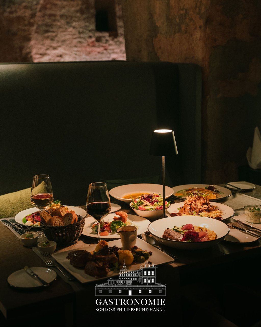 Gastronomie-Fotografie für Schloss Philippsruhe. hochwertige Küche