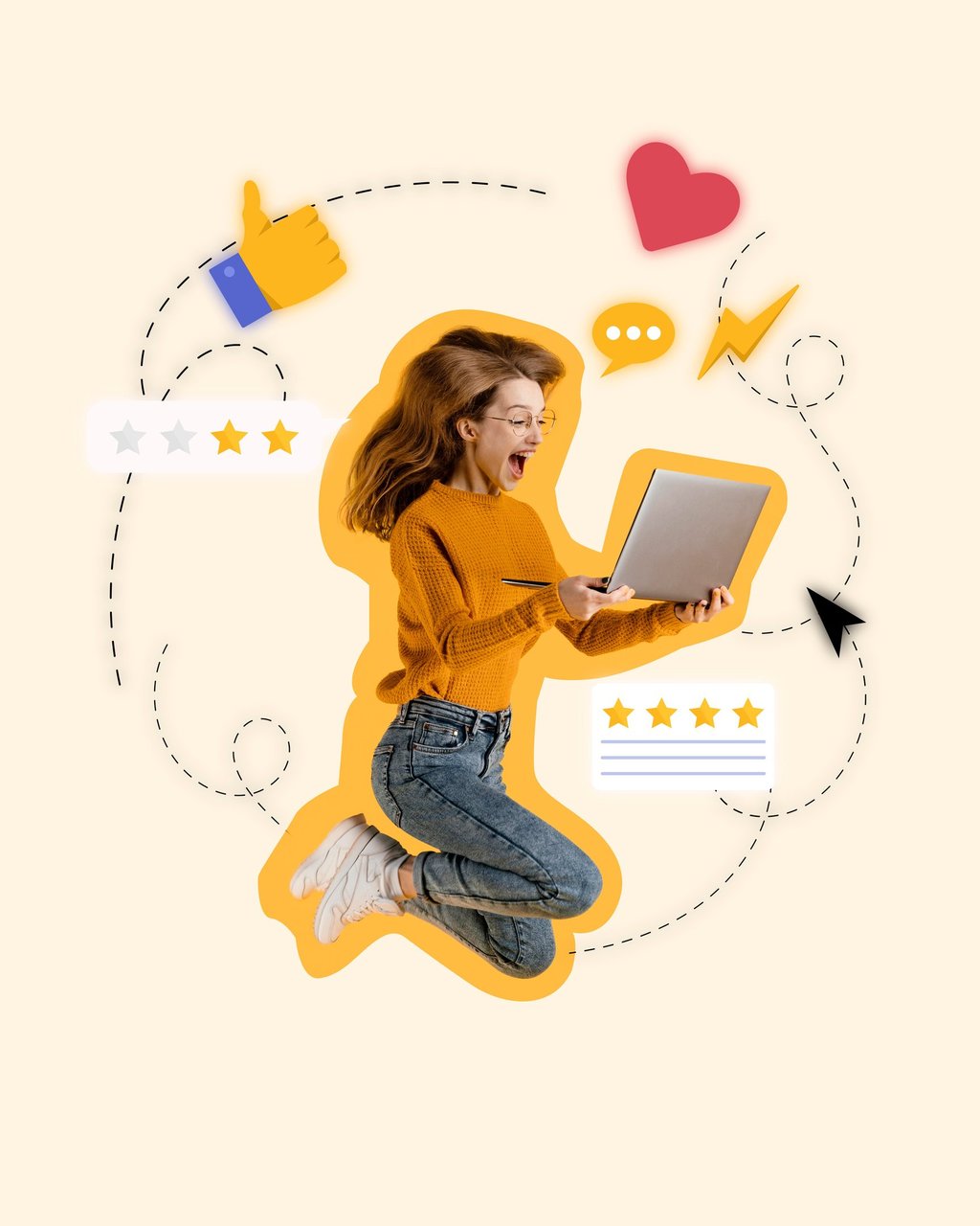 Customer experience and engagement concept illustration for digital marketing solutions by TheDigiWold.in