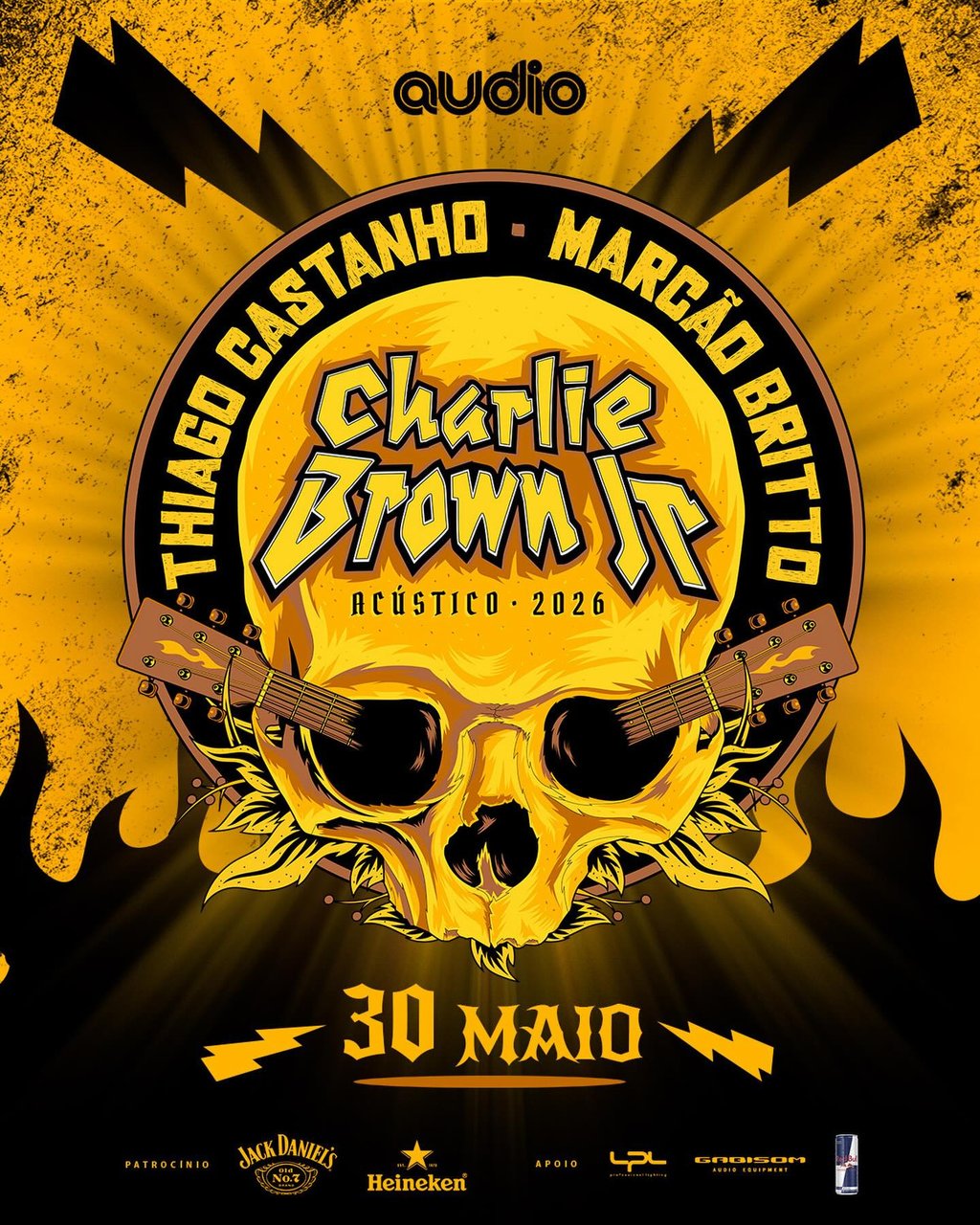Thiago Castanho & Marcão Britto anunciam turnê acústica em celebração ao legado do Charlie Brown Jr.