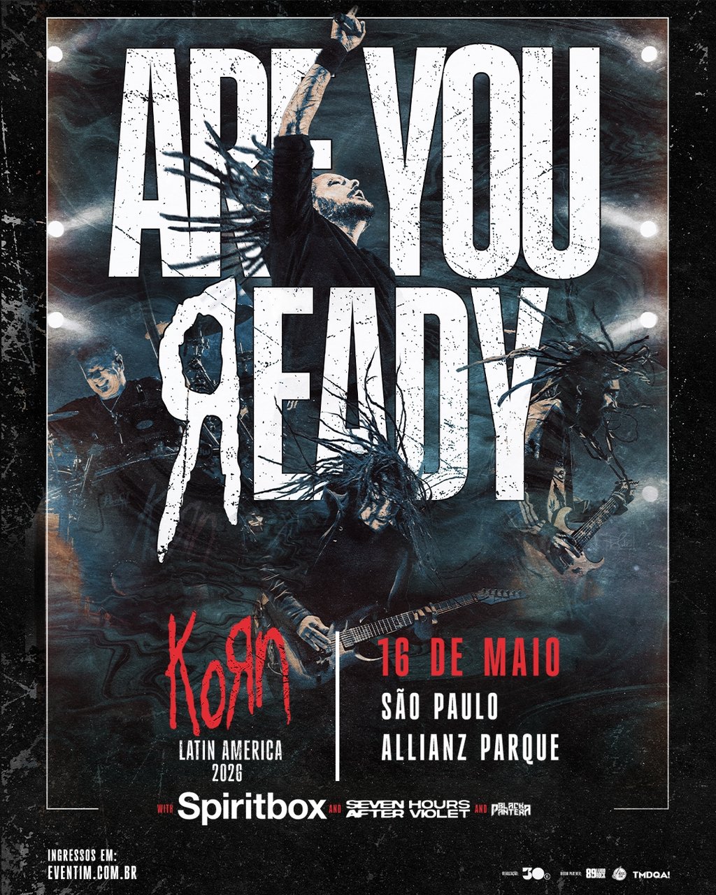 Korn anuncia Black Pantera como banda de abertura de apresentação única no Brasil