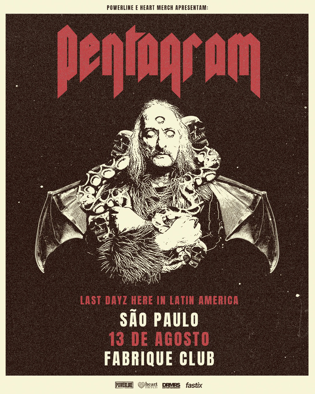 O Adeus dos Pioneiros do Doom: Pentagram anuncia show de despedida em São Paulo