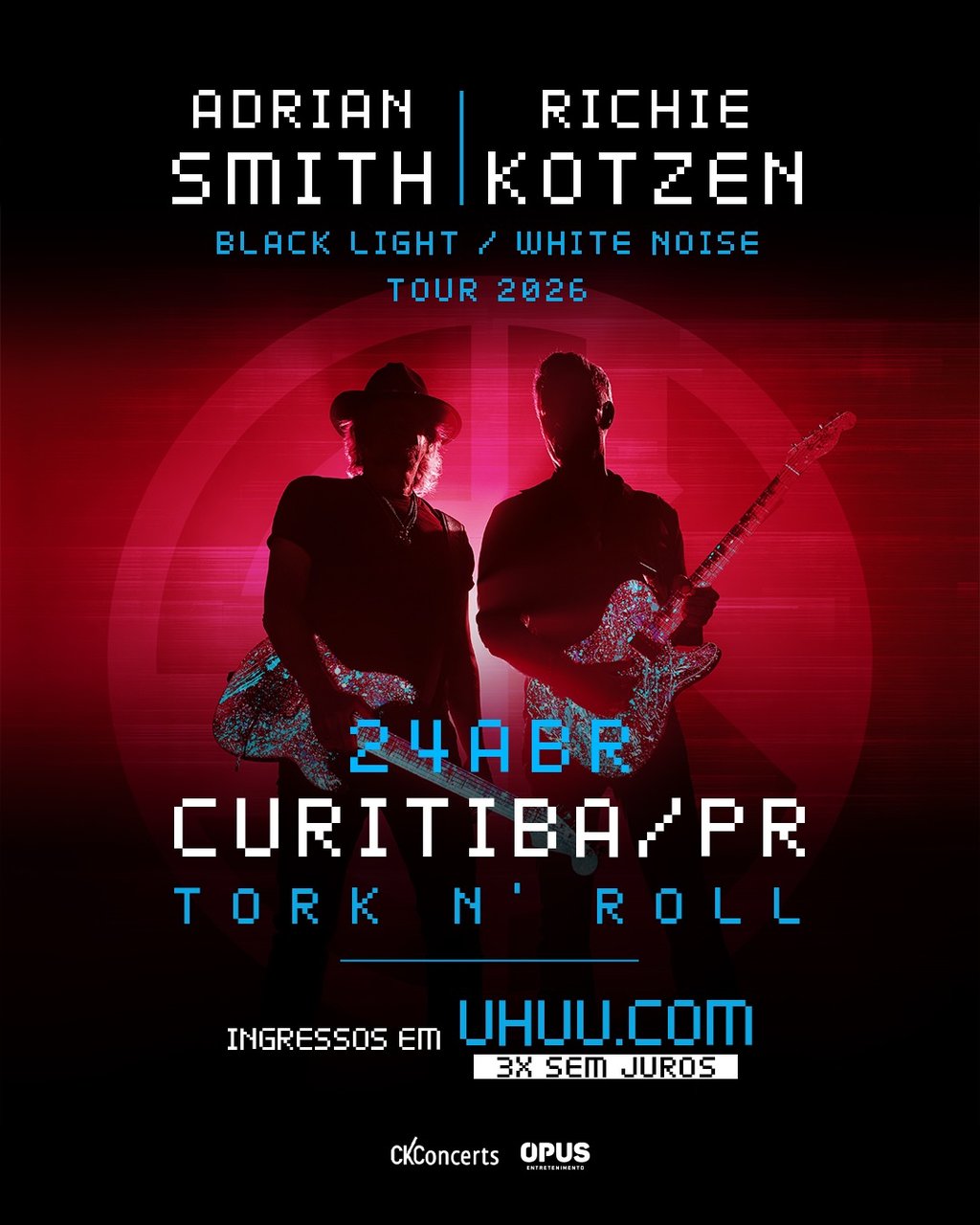 Smith/Kotzen trazem a turnê "Black Light/White Noise" a Curitiba em abril