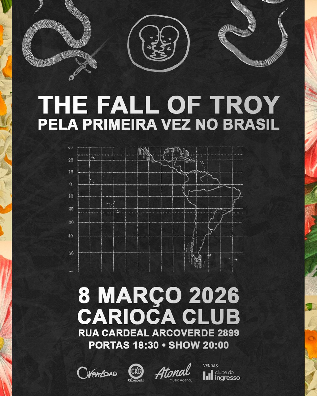 The Fall of Troy, referência do post-hardcore técnico, em São Paulo neste domingo (8)