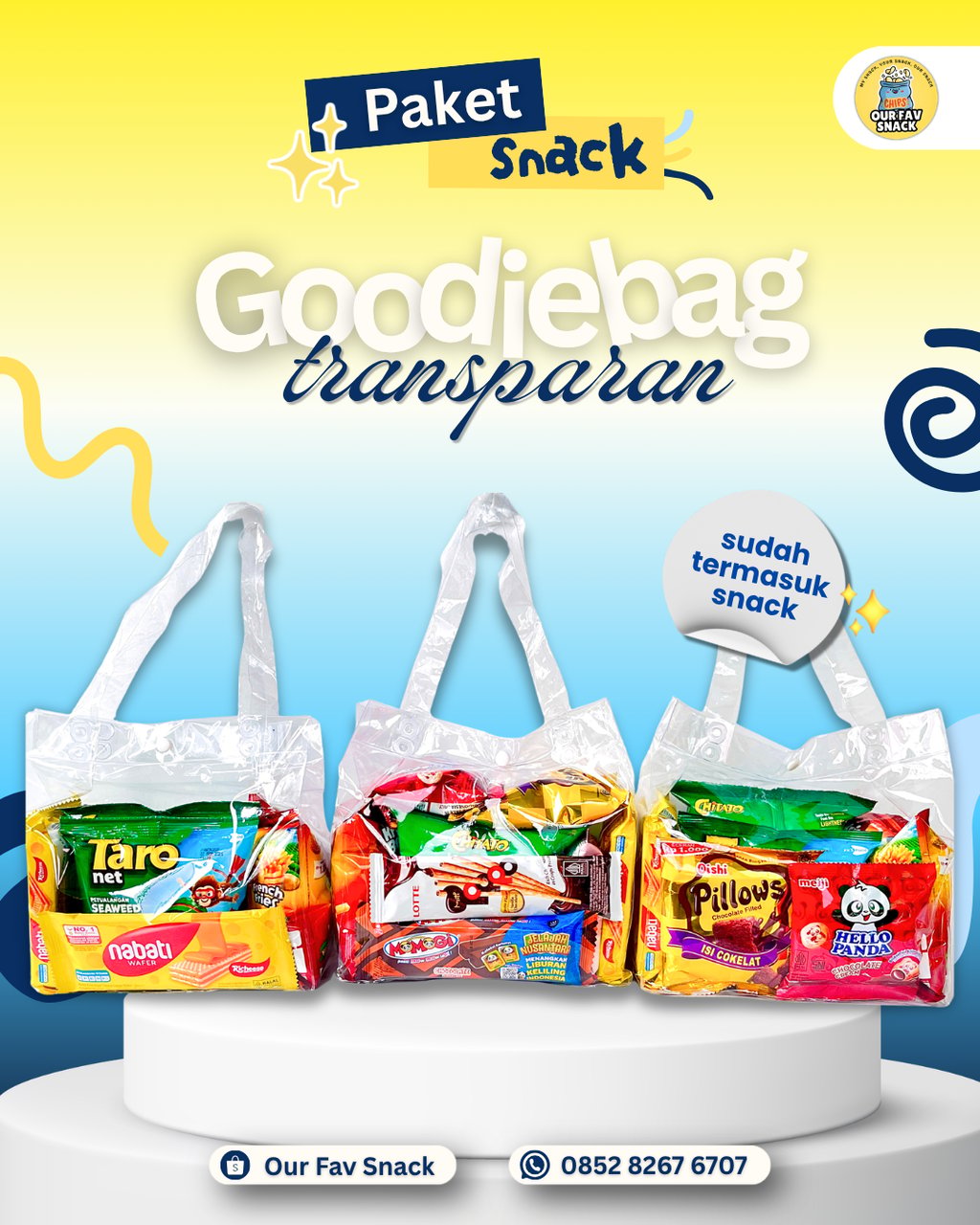 Goodiebag transparan