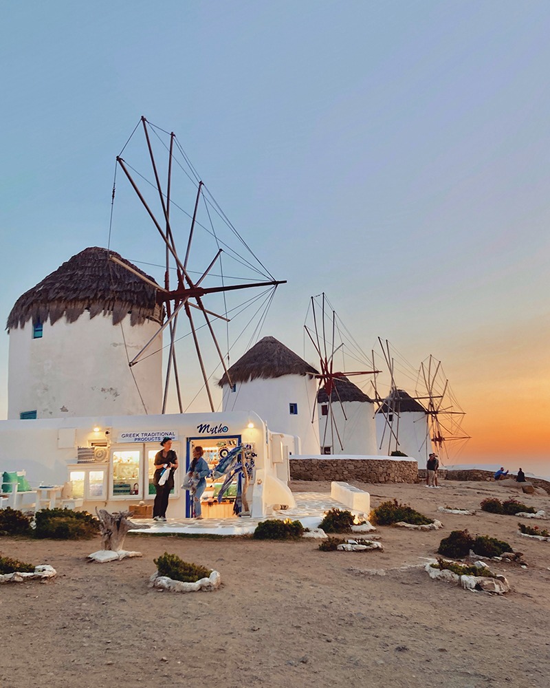 Les moulins de Mykonos