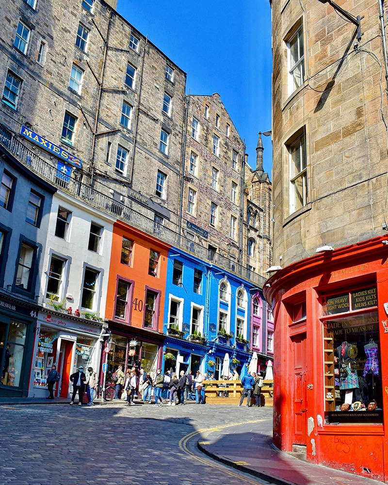 Les facades colorées de Victoria Street
