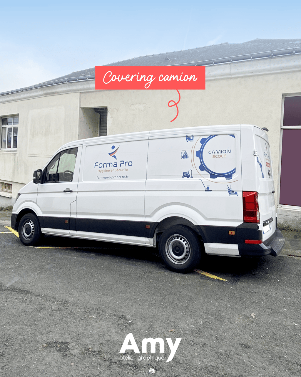 Covering camion - Forma Pro hygiène et sécurité - Amy Atelier Graphique