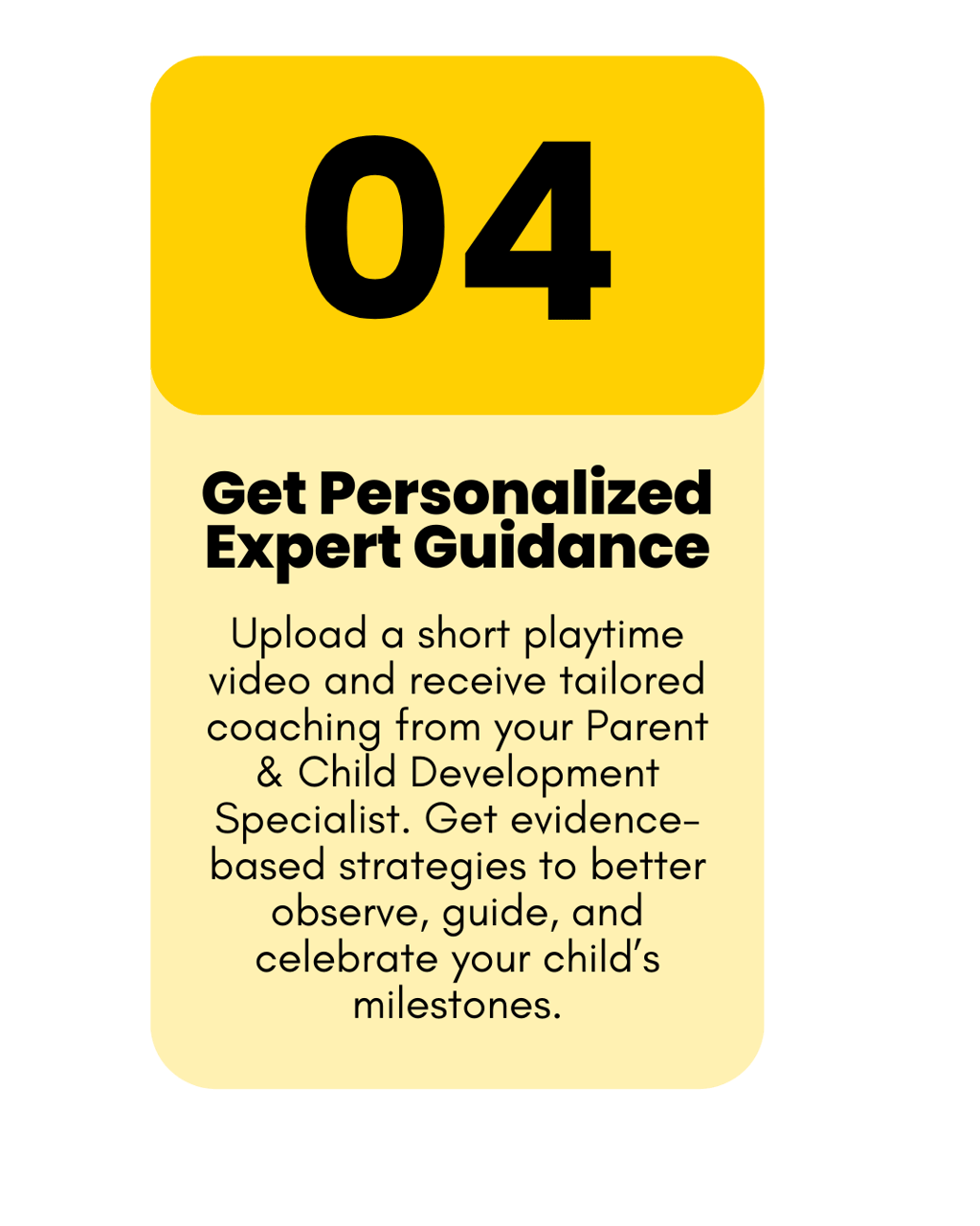 Parent uploading a playtime video to zerotofive and receiving personalized coaching from an expert