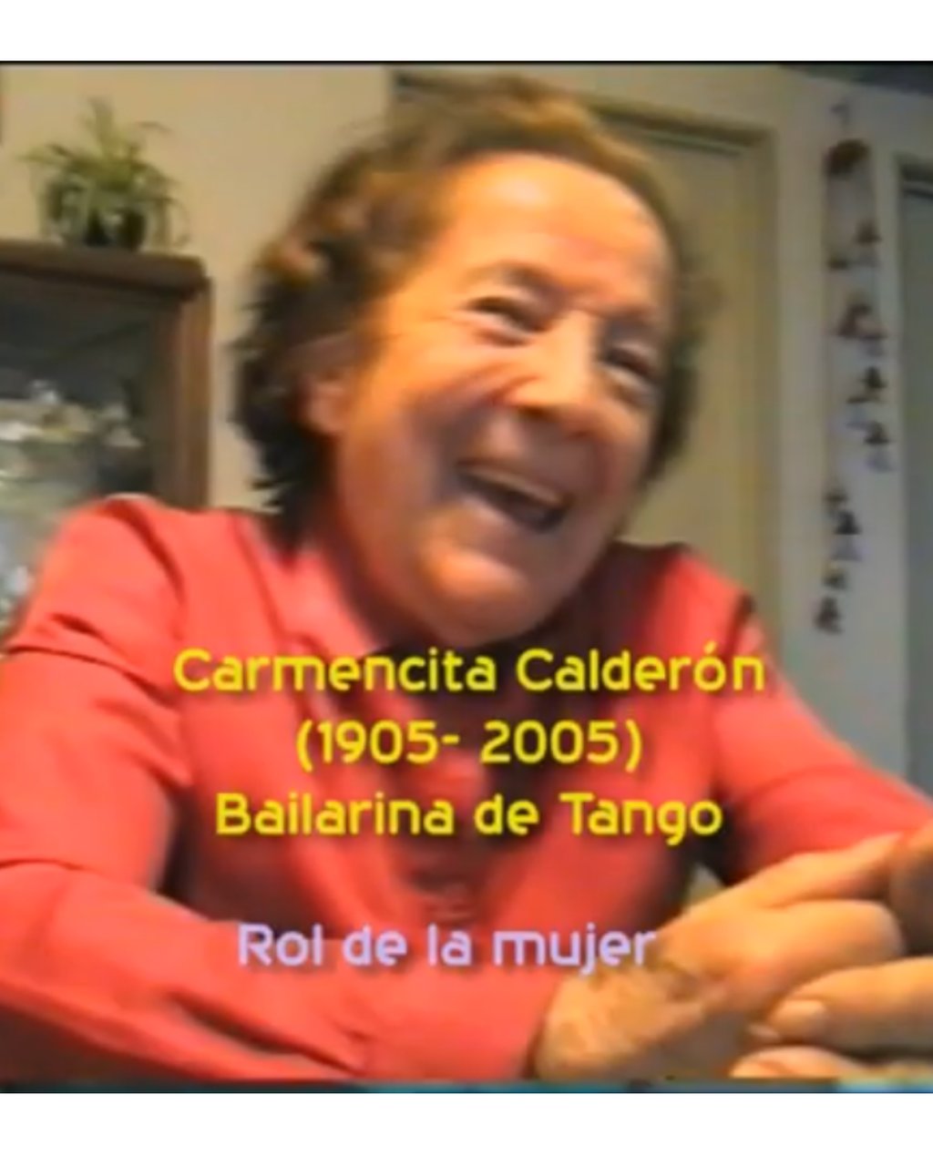 Carmencita Calderon Tango Dancer