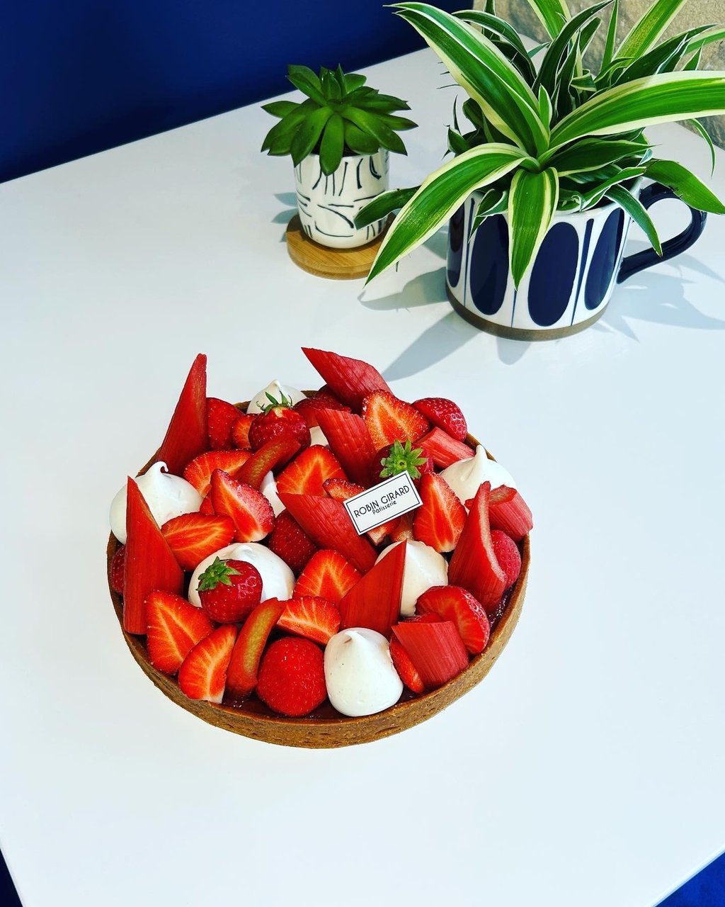 une délicieuse tarte aux fraises