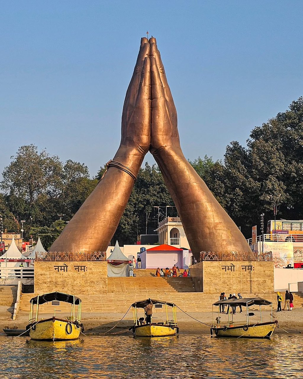 Morning view Namo Ghat