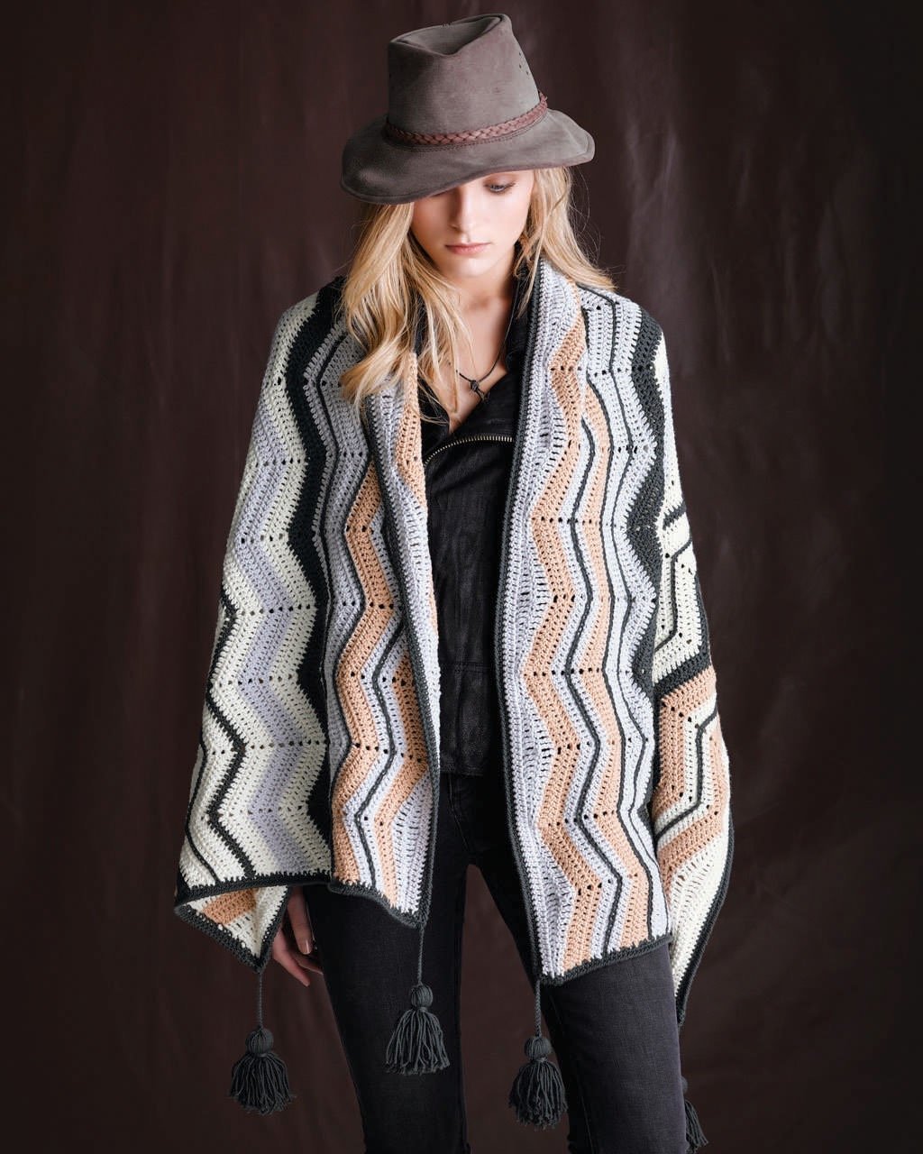 Chevron Wrap - Australian Superfine Merino (ACS)