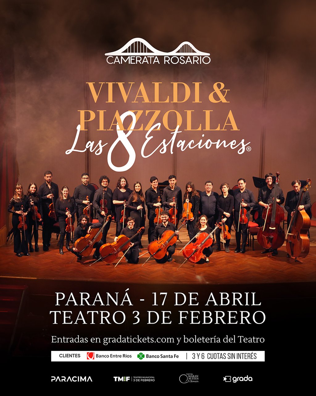 Camerata Rosario en Paraná 2026