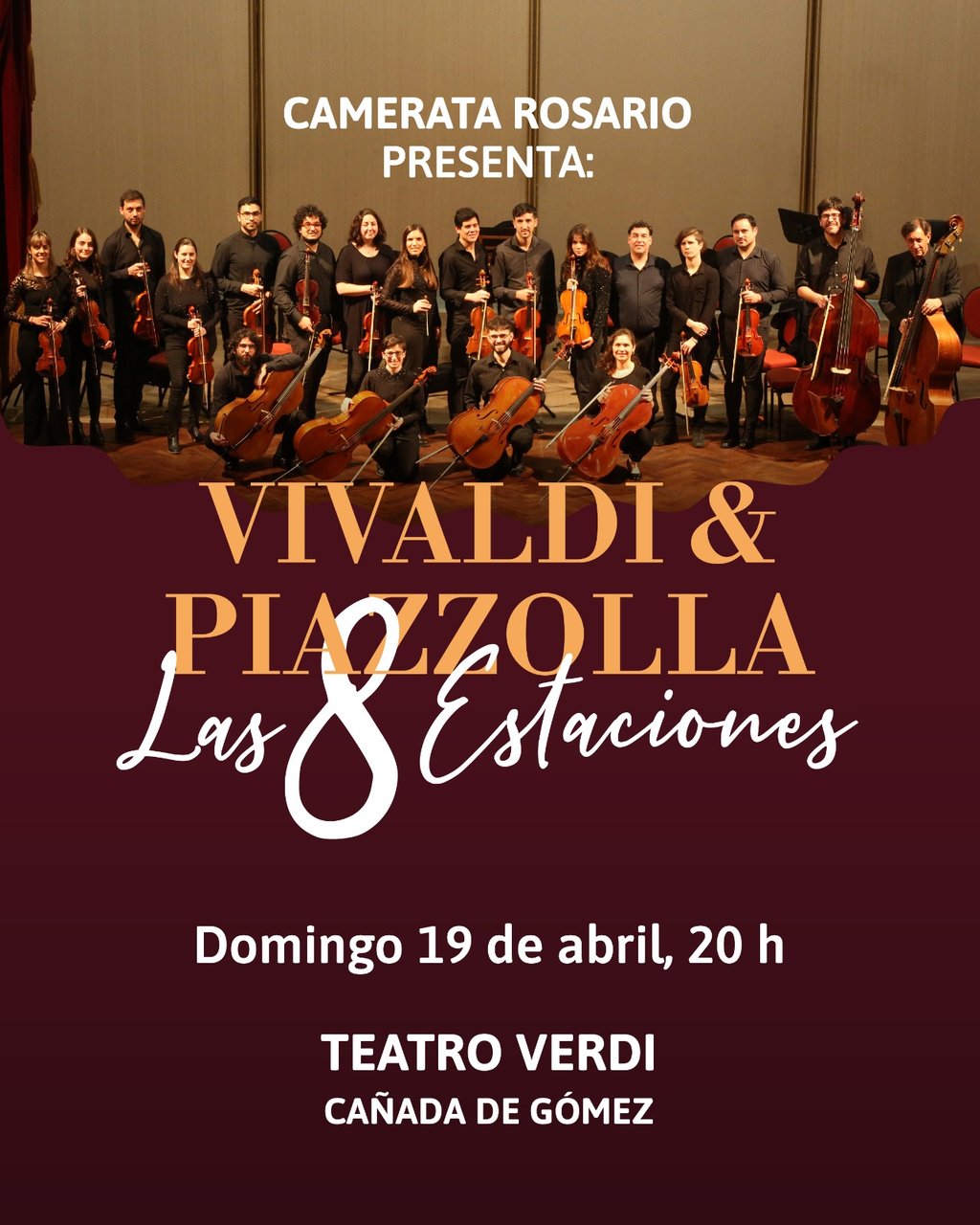 Camerata Rosario en Cañada de Gómez 2026