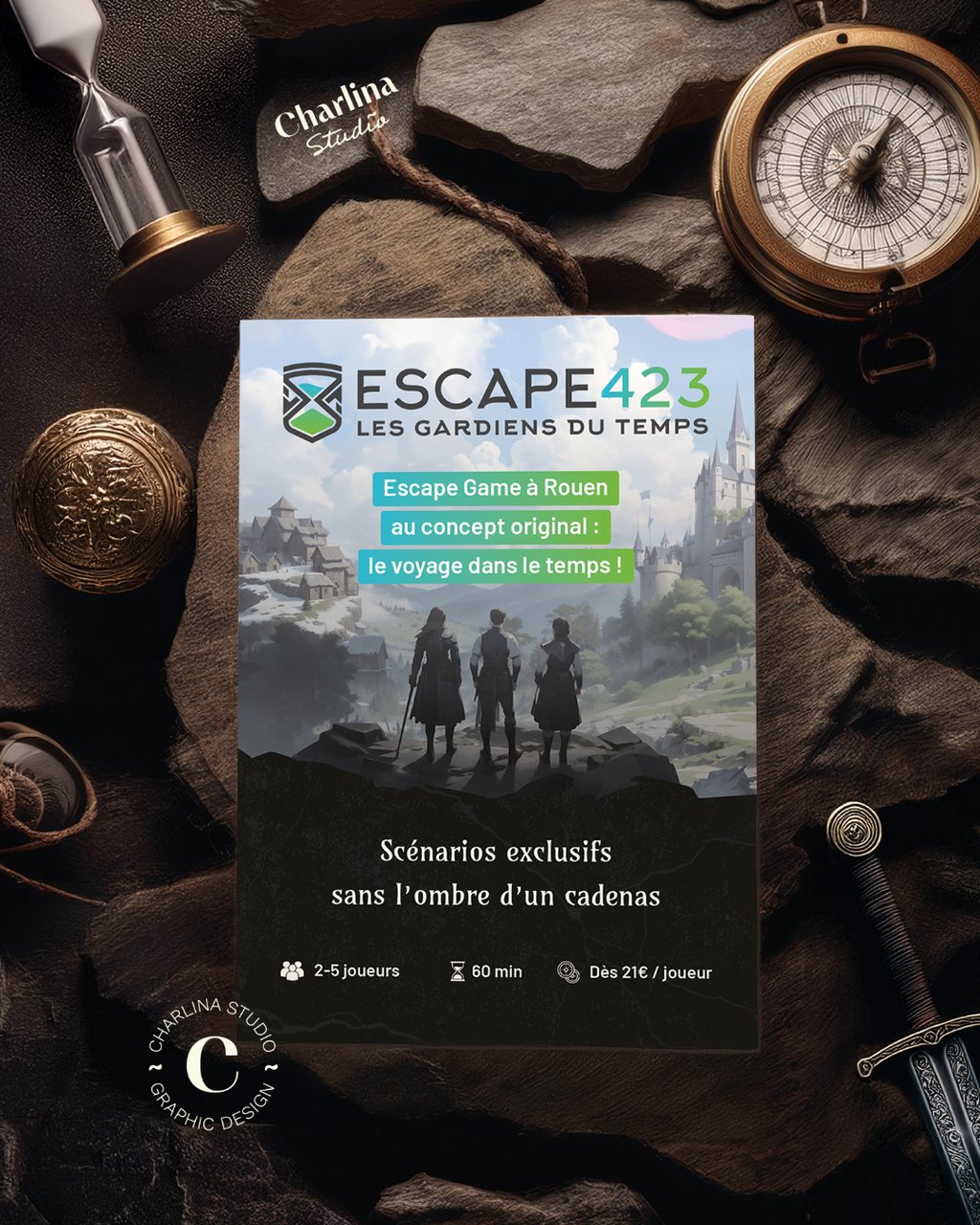 Création de flyer pour Escape 423