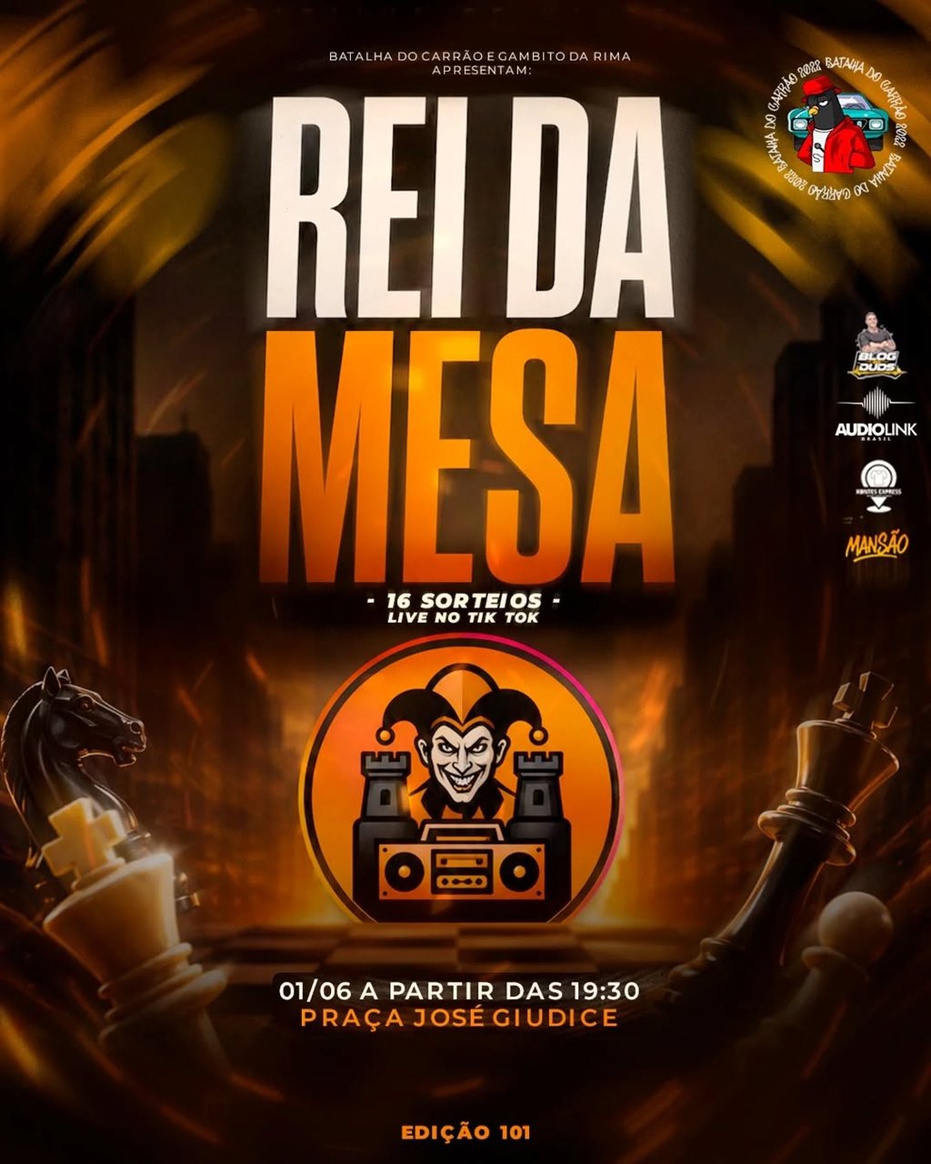 batalha do carrao edicao 101 rei da mesa