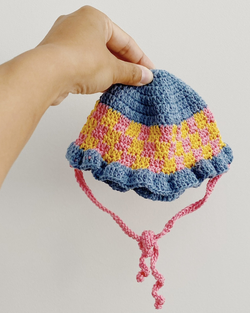 patron crochet gorro bebe verano