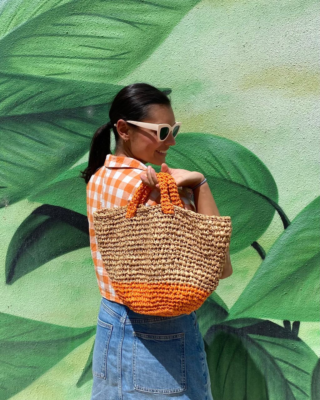 tutoriales tejer crochet bolsos capazos