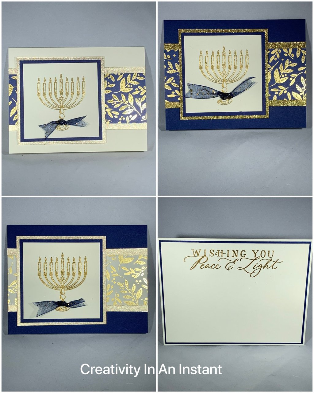 Elegant Hanukkah Cards