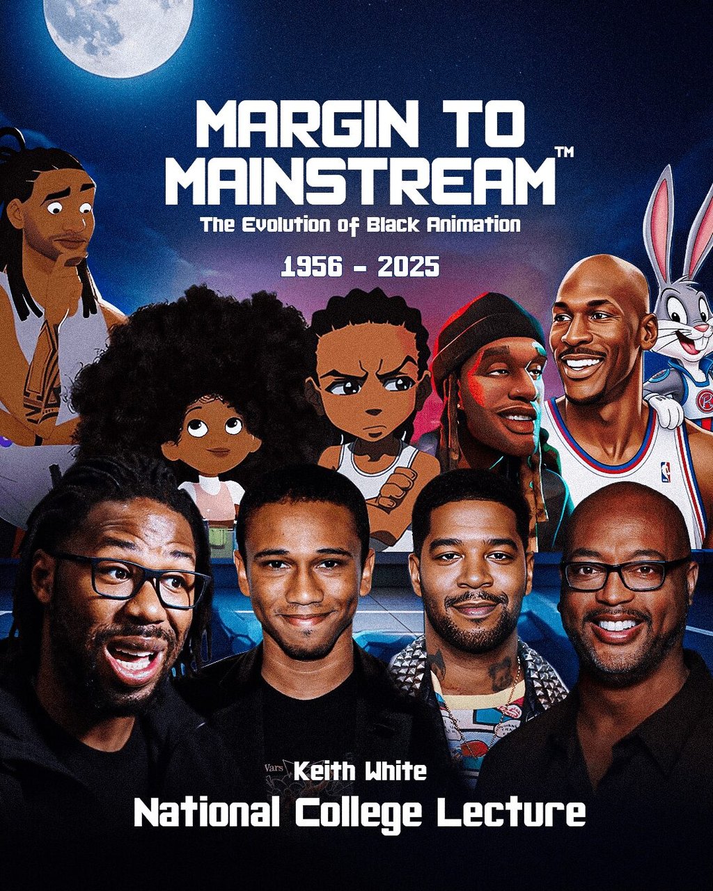 Animated poster for one of the Afroanimation Summit events.